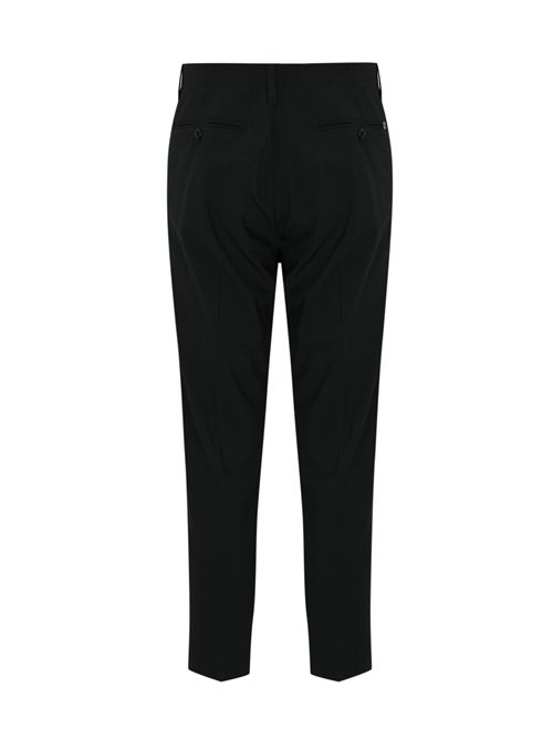 Pantalone Ben in misto lana Nero DONDUP | UP630 TS0009 XXX999